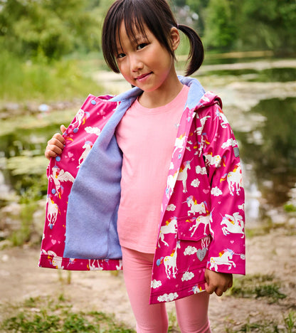 Hatley Rainbow Unicorns Raincoat
