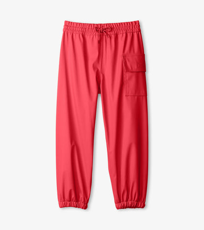 Hatley Red Kids Rain Pants
