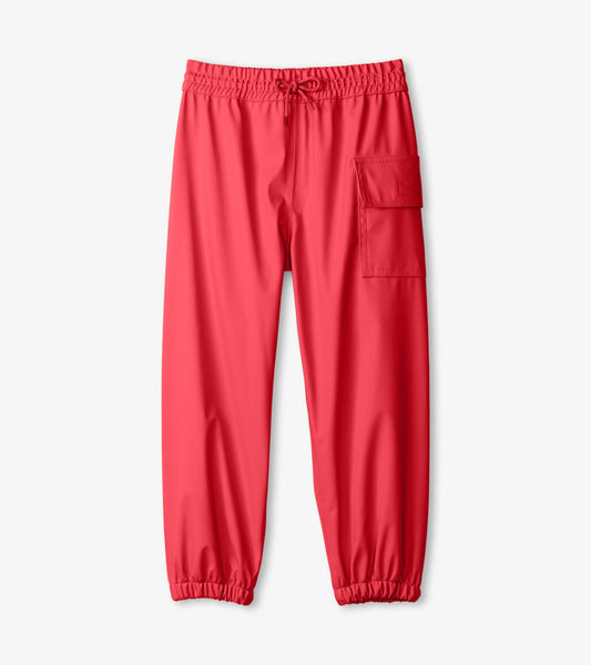 Hatley Red Kids Rain Pants