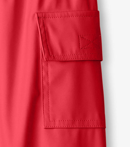 Hatley Red Kids Rain Pants