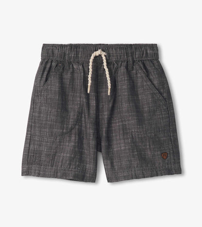 Hatley Boys Dark Grey Woven Shorts