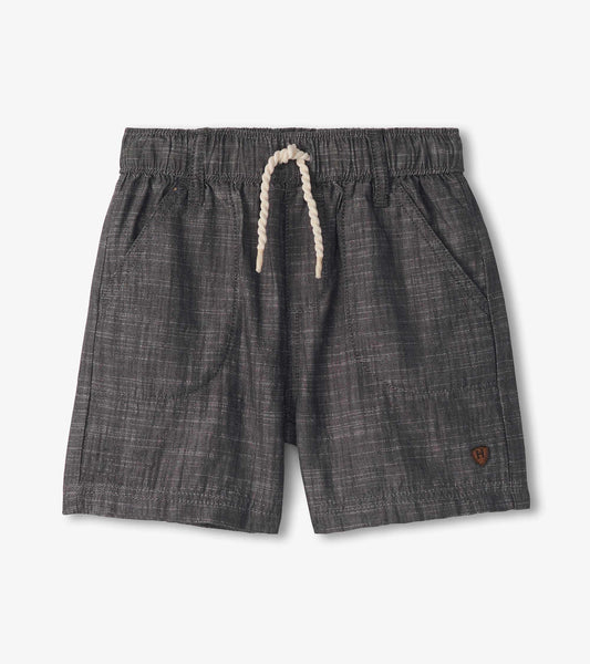 Hatley Boys Dark Grey Woven Shorts