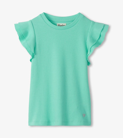 Hatley Girls Opal Ruffle Sleeve Tank