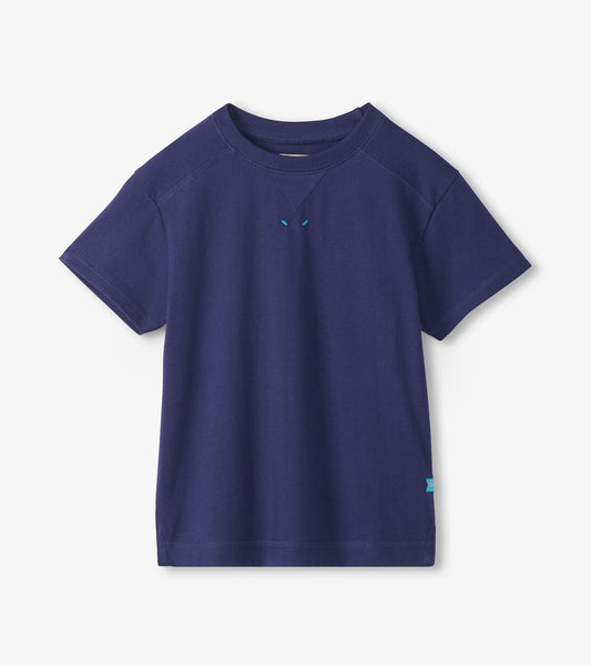 Hatley Boys Patriot Blue Drop Shoulder T-Shirt