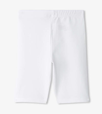 Hatley Girls White Bike Shorts