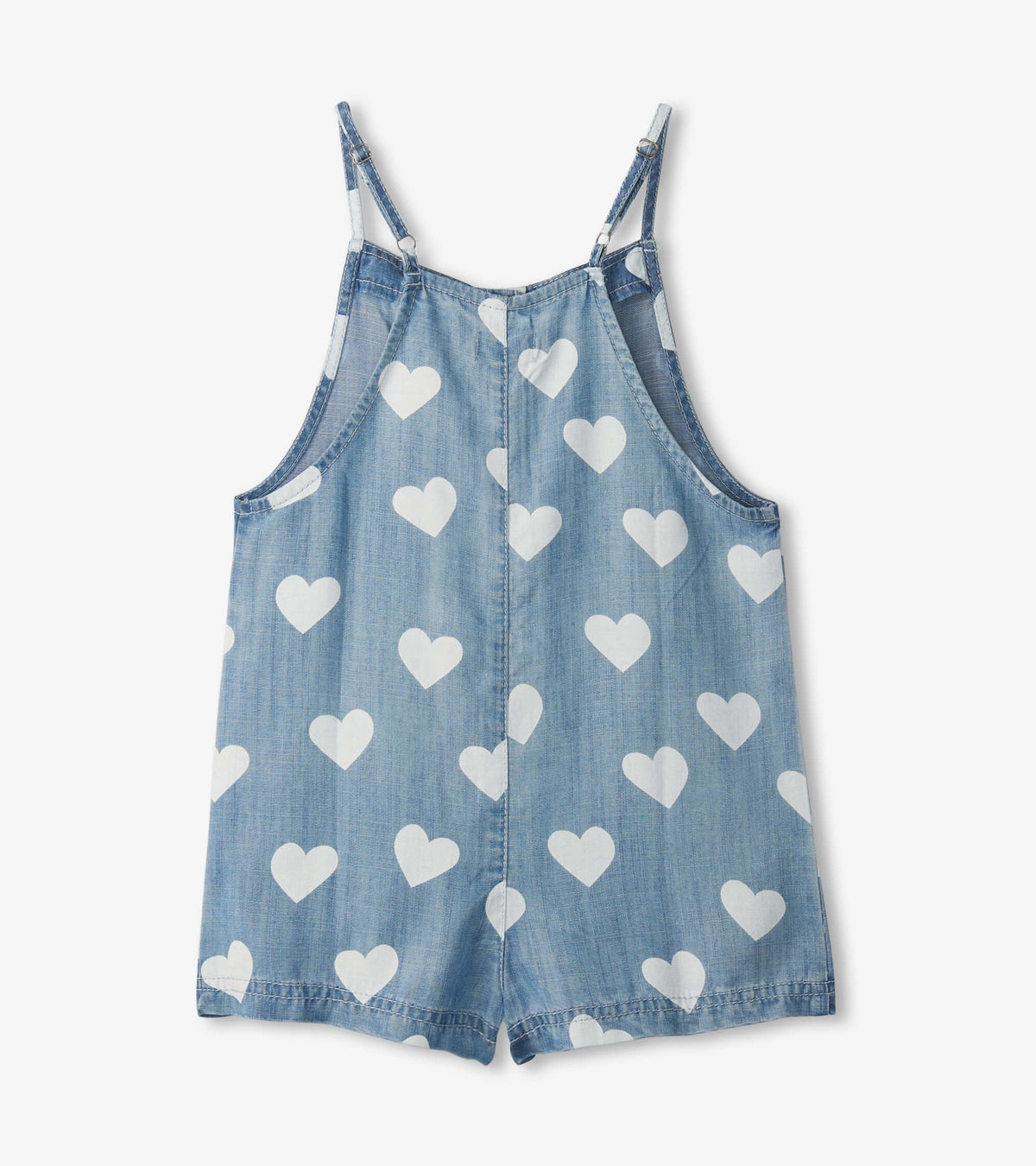 Hatley Girls Hearts Slouchy Overalls