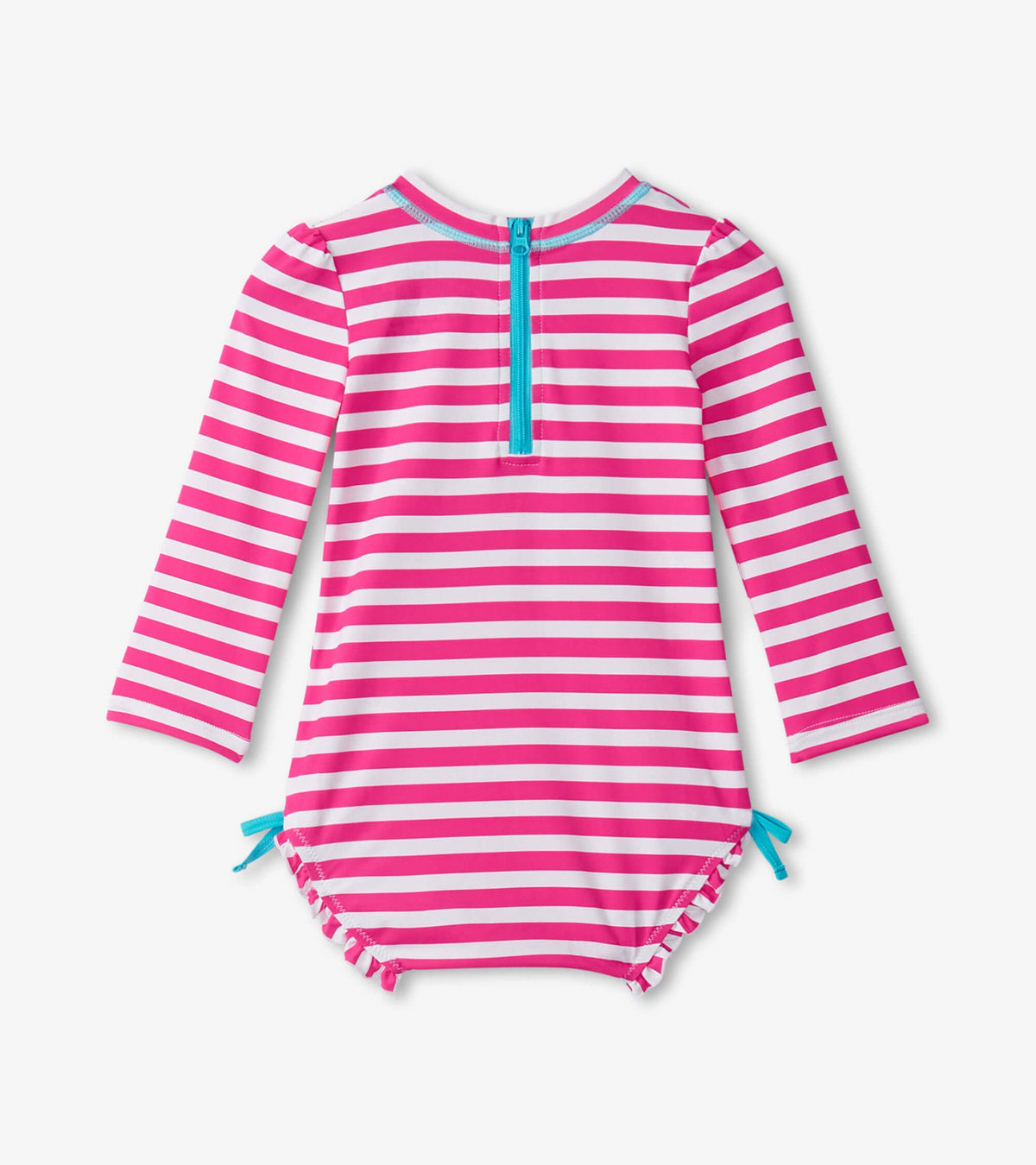 Hatley Baby Girls Candy Stripes Rashguard Swimsuit