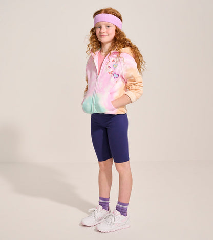 Hatley Girls Summer Waves Tie Dye Hoodie