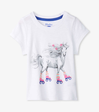 Hatley Girls Roller Skates Graphic Tee