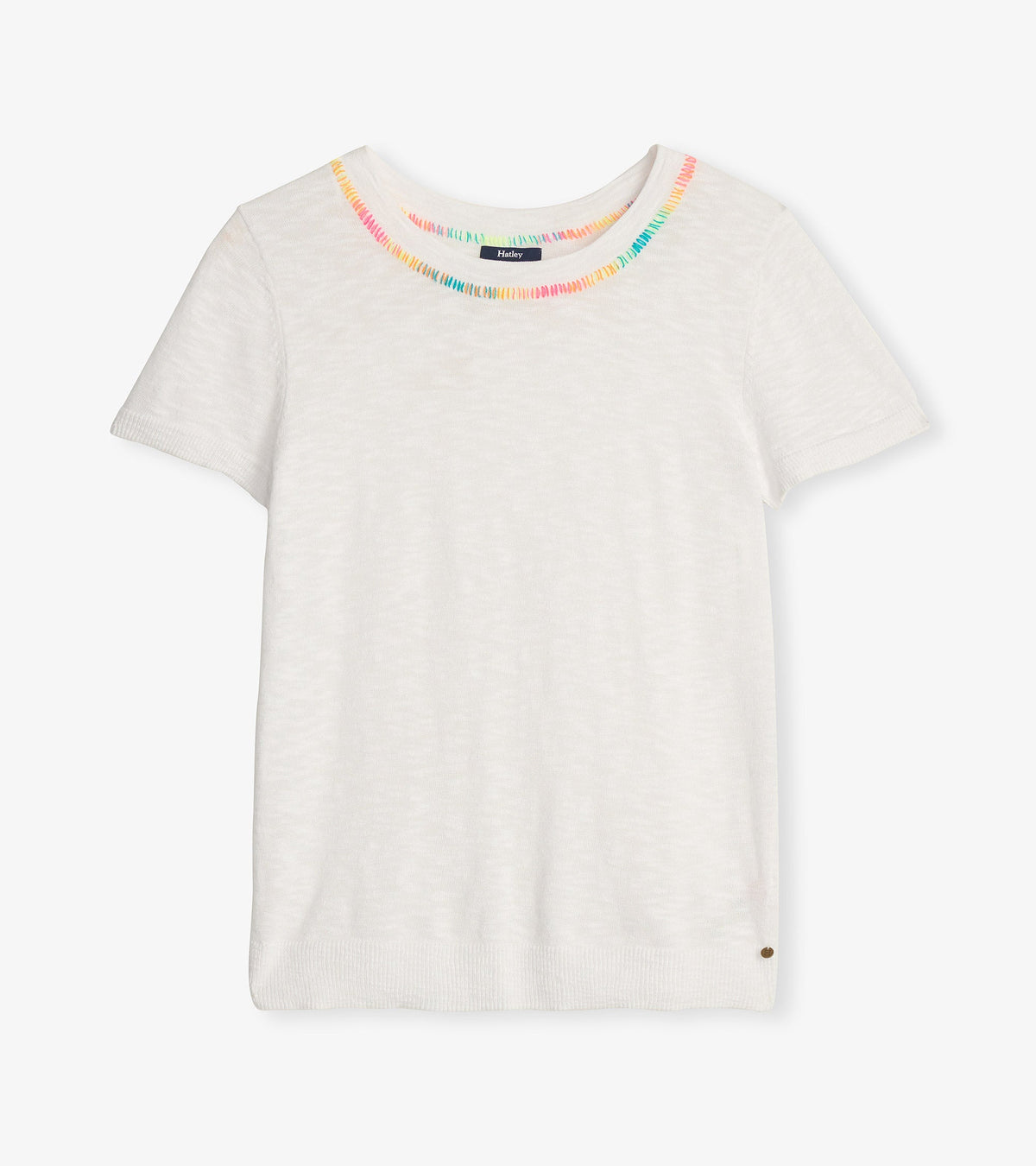 Hatley Simone Knit Tee - White