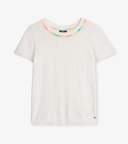 Hatley Simone Knit Tee - White