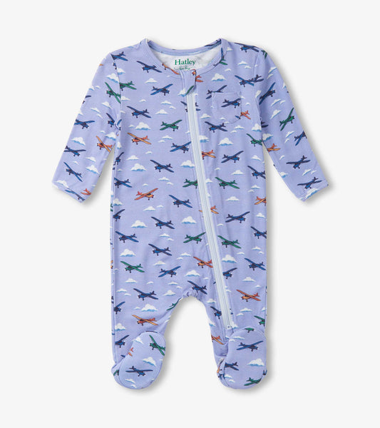 Hatley Baby Boys Airplanes Footed Sleeper