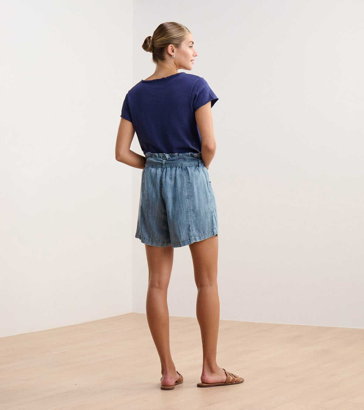 Hatley Cassie Shorts - Blue Acid Wash