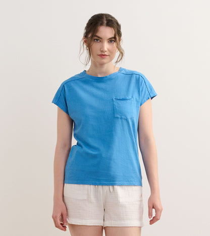 Hatley Slouchy Pocket Tee - Marina