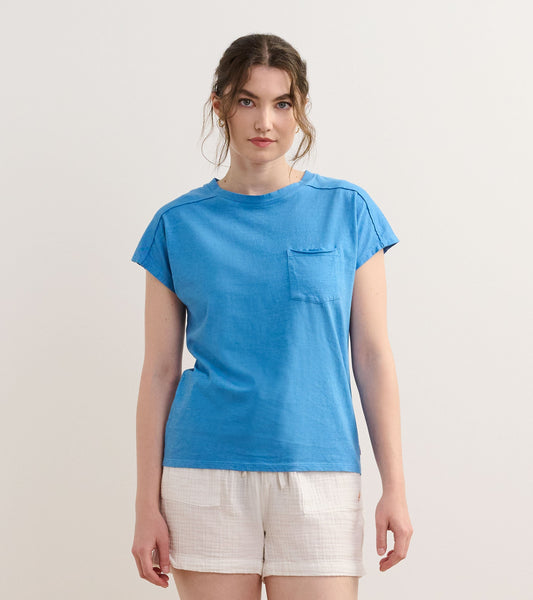 Hatley Slouchy Pocket Tee - Marina