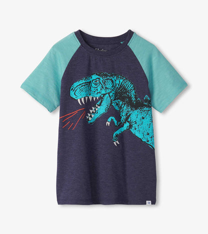 Hatley Boys T-Rex Raglan T-Shirt