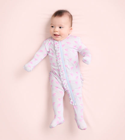 Hatley Baby Girls Twinkle Fairies Footed Sleeper