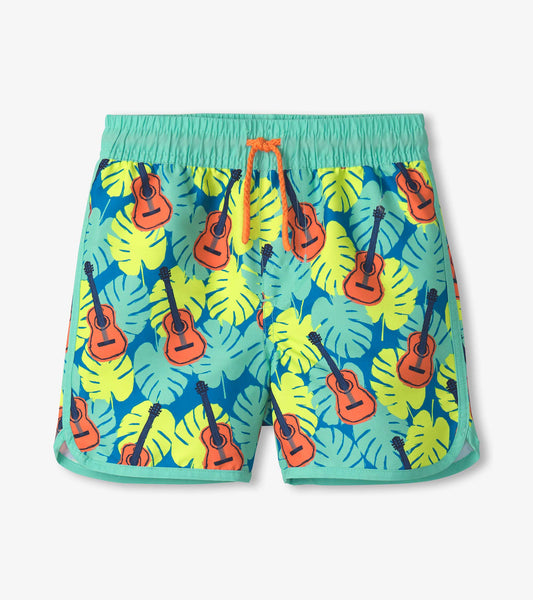 Hatley Boys Tropical Guitars Swim Shorts