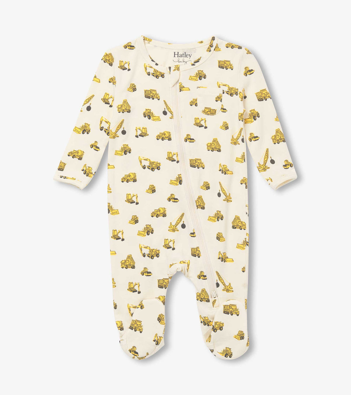 Hatley Baby Boys Under Construction Footed Sleeper