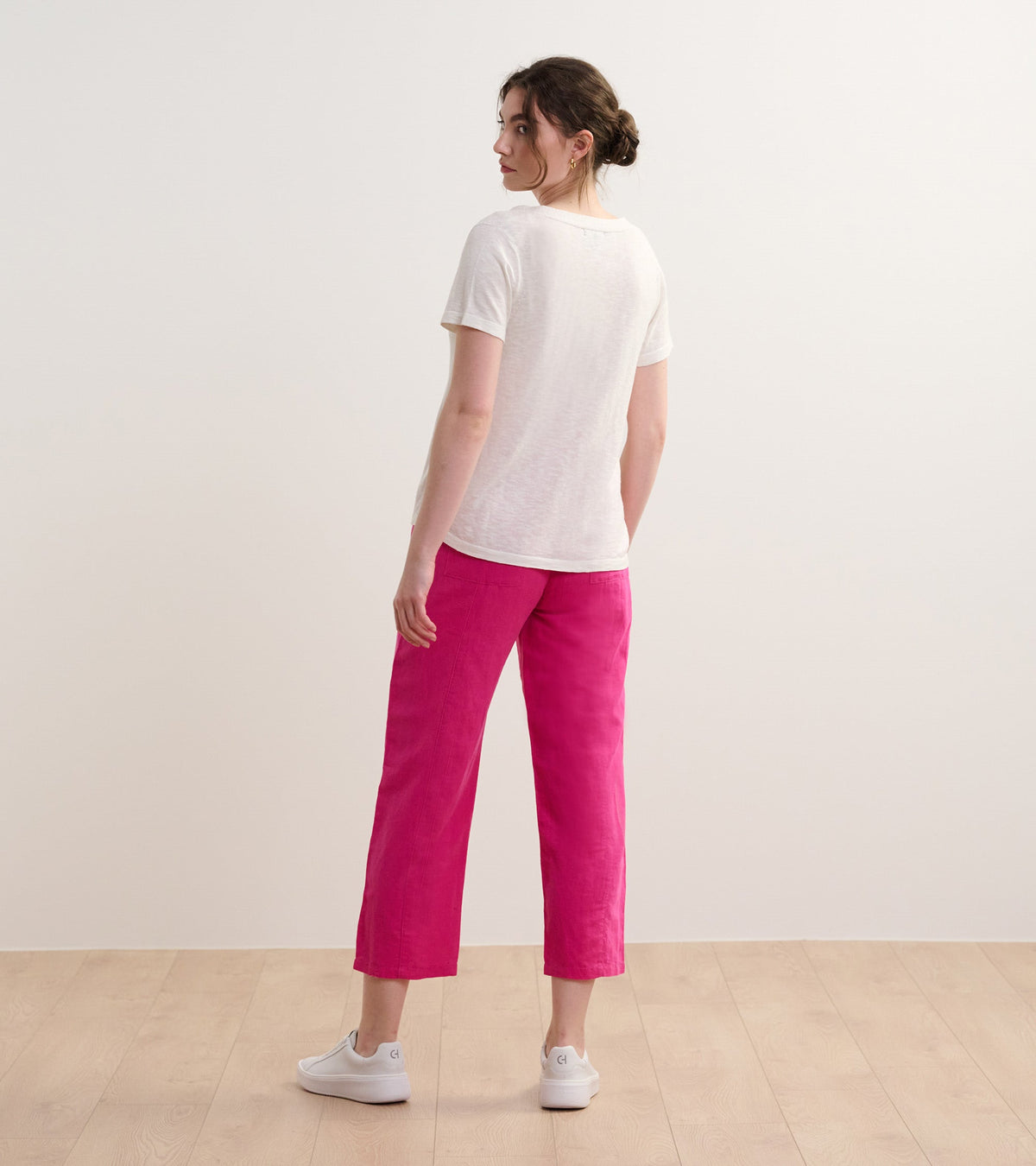 Hatley V-Neck Knit Tee - White