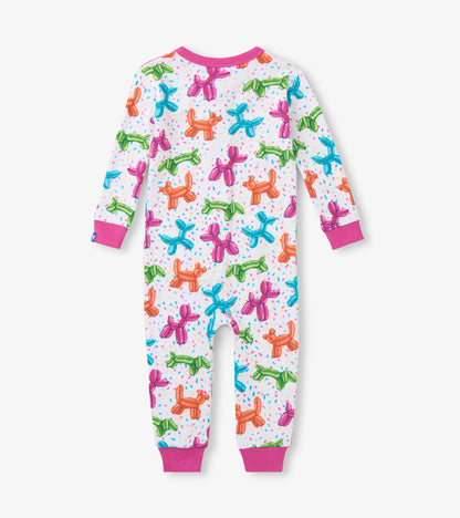 Hatley Baby Girls Balloon Pets Cotton Sleeper