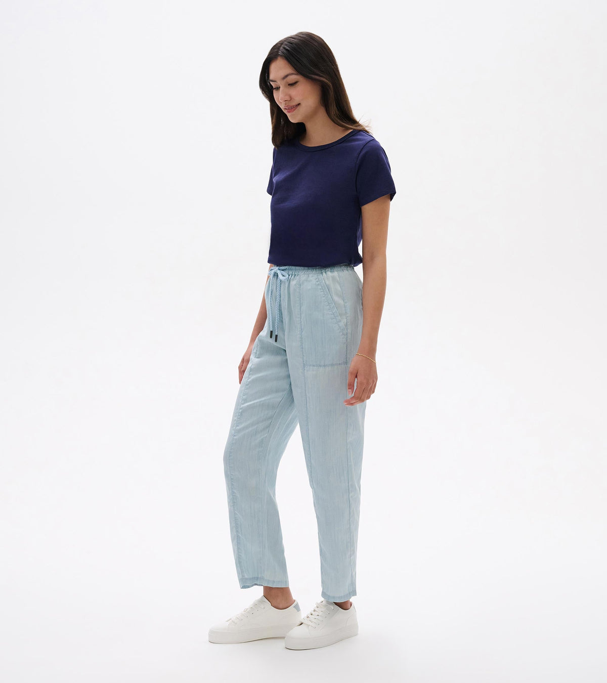 Hatley Straight Leg Pant - Soft Blue Wash
