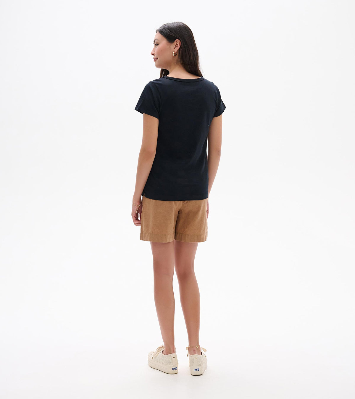 Hatley Essential Crew Neck Tee - Caviar