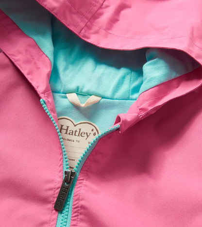 Hatley Girls Color Reveal Butterflies Microfiber Rain Jacket