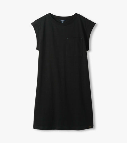 Hatley Pocket Tee Dress - Black