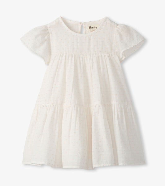 Hatley Baby & Toddler Girls Pearl Swiss Dot Puff Dress