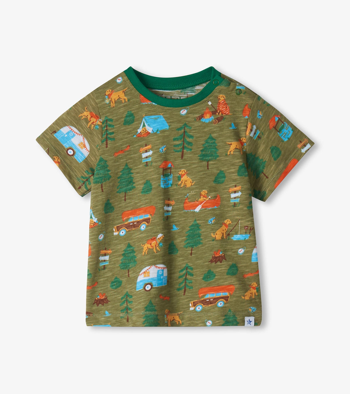 Hatley Baby & Toddler Boys Summer Camping T-Shirt & Shorts Set