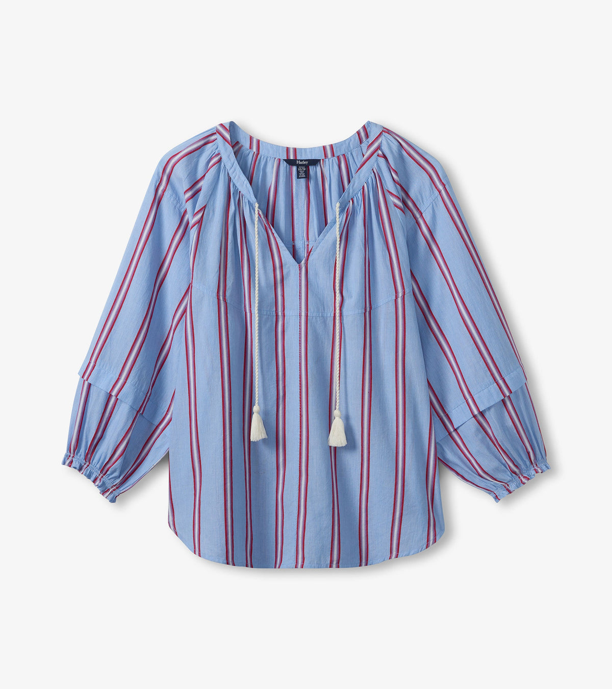Hatley Naomi Blouse - Chambray Rainbow