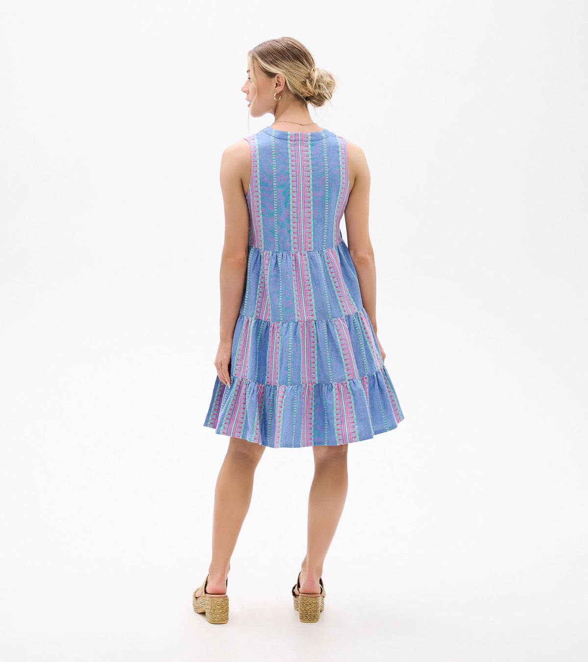 Hatley Savannah Dress - Chambray Stripes