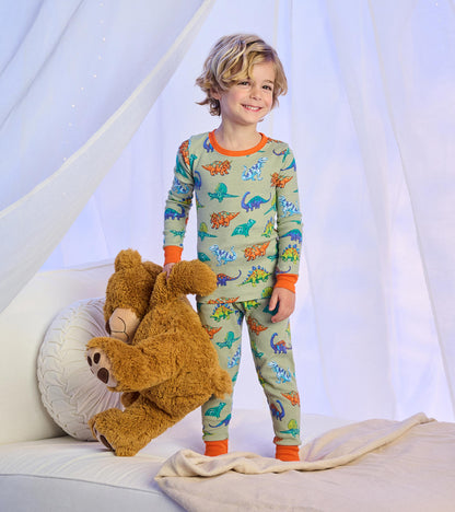 Hatley Boys Dino Party Cotton Pajama Set