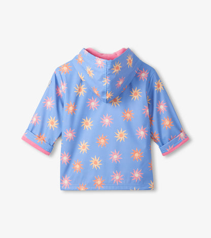 Hatley Girls Faded Suns Zip-Up Rain Jacket