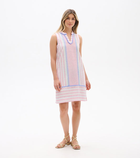 Hatley Marin Dress - Gradient Pink Stripes
