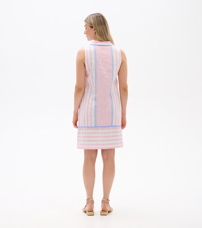 Hatley Marin Dress - Gradient Pink Stripes