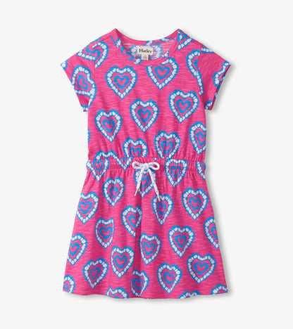 Hatley Girls Heart Burst Short Sleeve Dress