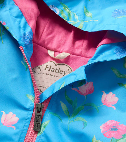 Hatley Girls Hyper Real Floral A-Line Swing Jacket