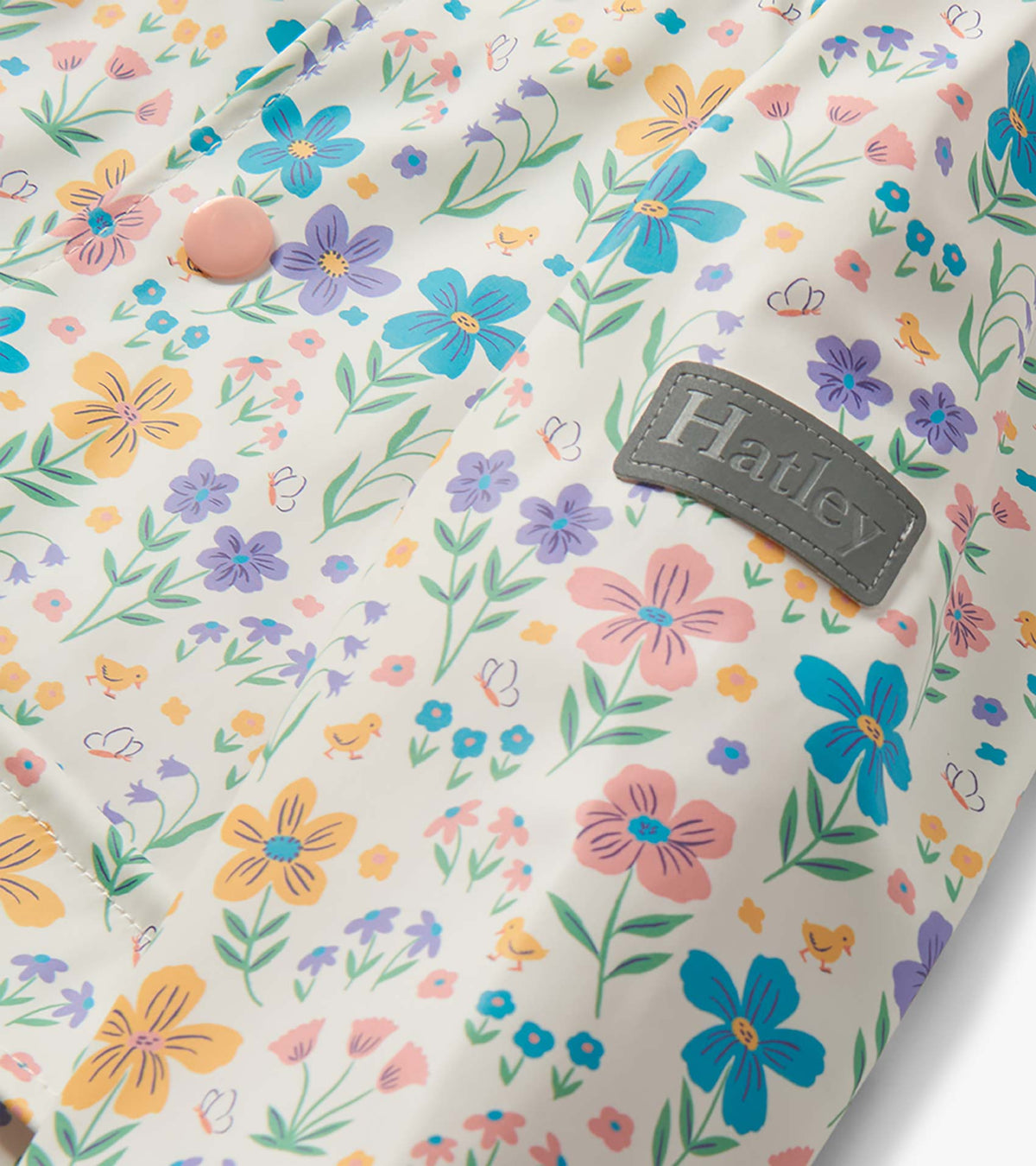 Hatley Baby & Toddler Girls Little Garden Chicks Button-Up Rain Jacket