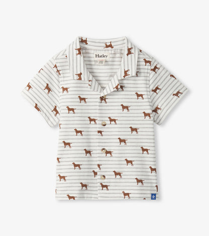 Hatley Baby & Toddler Boys Little Pups Jersey Button Down