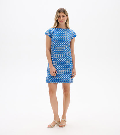 Hatley Capri Dress - French Blue Medallion