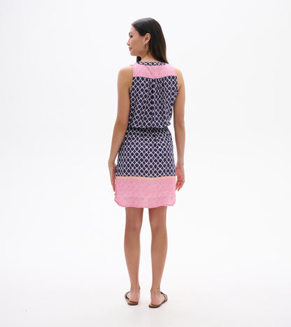 Hatley Chloe Dress - Navy Medalion