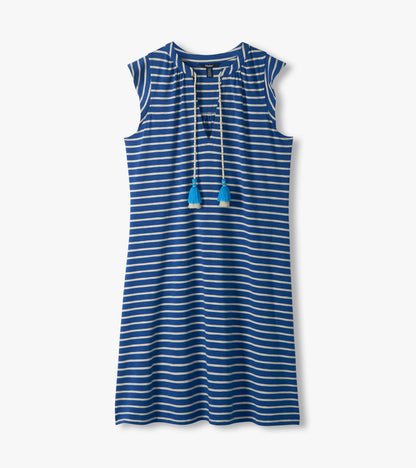 Hatley Zoey Tank Dress - Navy Stripes