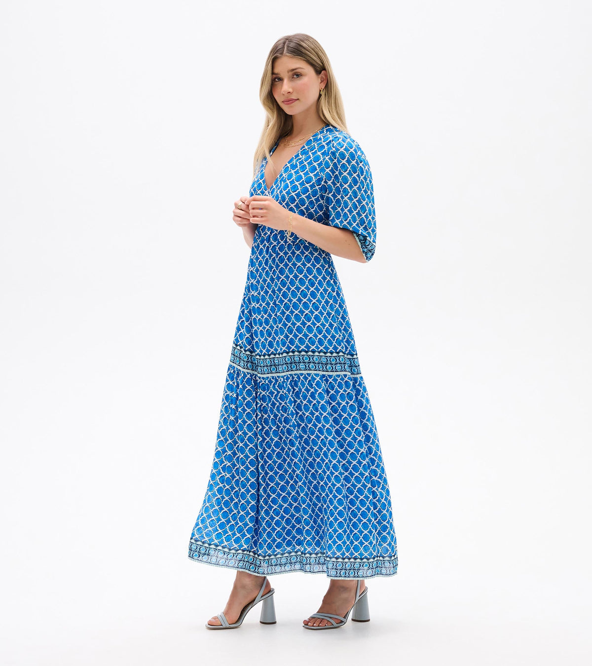 Hatley Willow Dress - Water Blue Medallion