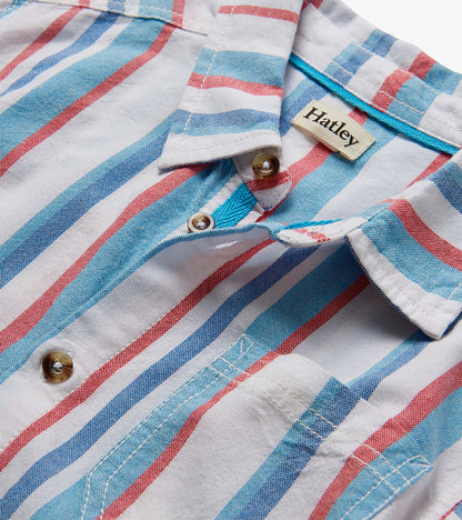 Hatley Boys Nautical Stripes Woven Button Down Shirt