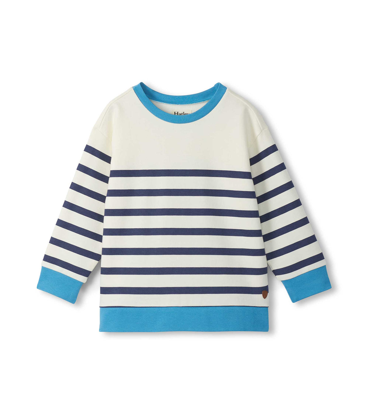 Hatley Boys Preppy Stripes Pullover Sweatshirt