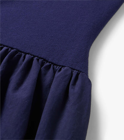 Hatley Mix Media Midi Dress - Patriot Blue