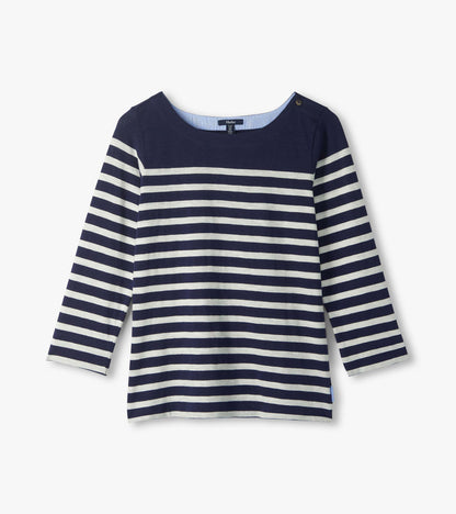 Hatley Button Breton - Patriot Stripes