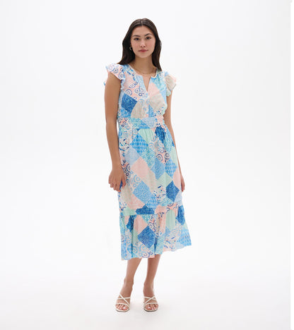 Hatley Fiona Dress - Mixed Match Patches